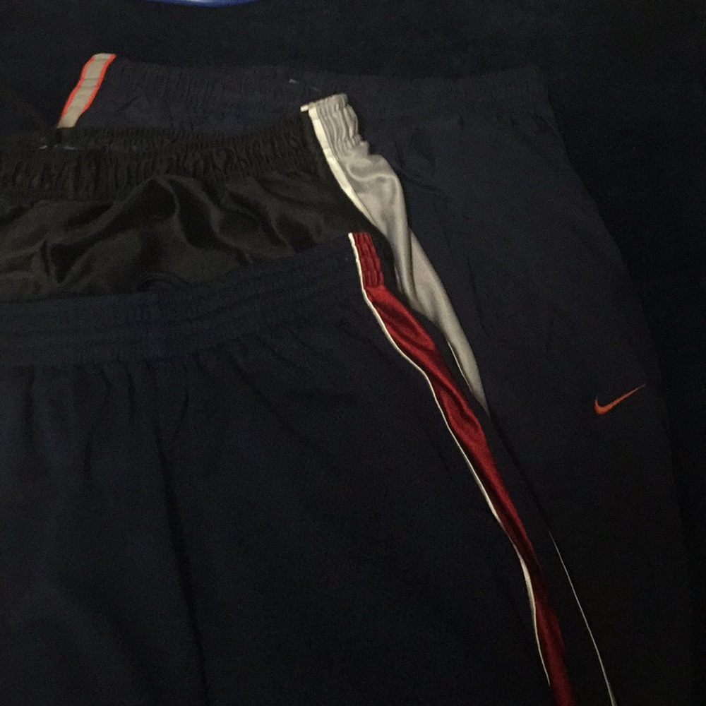 Athletic shorts and sweats